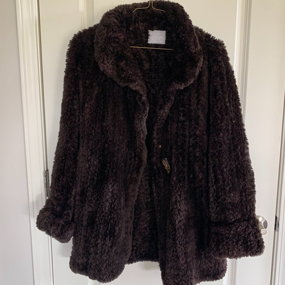 Paula Lishman Knit Fur Jacket